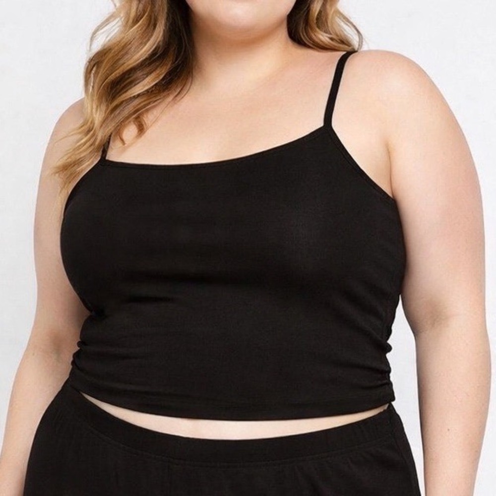 SKIMS‎ Sleep Tank Top Onyx 3X